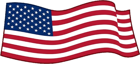 American Flag — Illinois among the fifty states